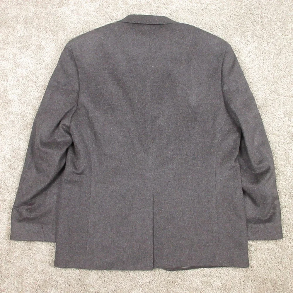 Lauren Ralph Lauren Jacket Mens 44 R Gray Wool Silk Cashmere Blazer Coat Formal